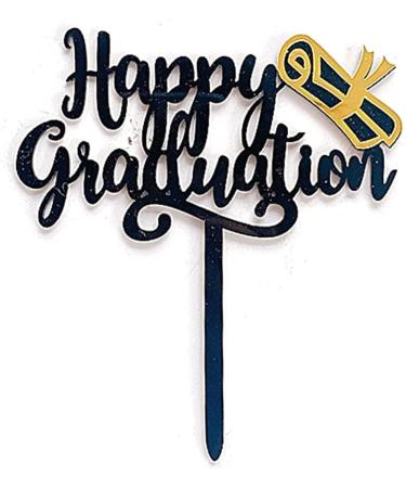 Graduation Cap Cake Topper Acrylic Pick Gift Son Daughter Classmate Friends Bachelor Cap Acrylic Cupcake Topper Graduation Cake Decoration - Buy Online on SooperMarket.com