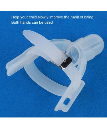 BORDSTRACT Adjustable Thumb Sucking Finger Protector - Stop Baby Silicone Thumb Guard for Thumbsucking Treatment Kit - Teething Toy for Infant Kids (White) - Buy Online on SooperMarket.com
