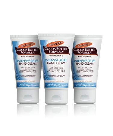 Palmer's Cocoa Butter Intensive Relief Hand Cream Multi Pack | 3 x Cocoa Butter Formula Intensive Relief Hand Cream (60g) 180 g (Pack of 1)