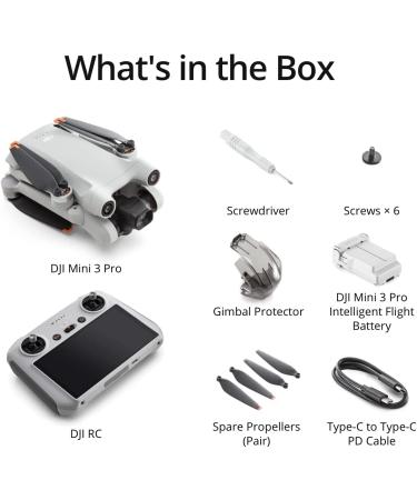 DJI Mini 3 Pro Camera Drone | 4K Video, 48MP Photo, 34-min Flight Time | Lightweight & Foldable | Tri-Directional Obstacle Sensing | Perfect for Aerial Photography - Buy Online on SooperMarket.com
