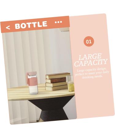Ciieeo 3pcs Tea Cup with Septum Glass Drinking Bottle Glass Milk Container Travel Tea Mug with Strainer Glass Drinking Mug High Boron Glass Portable Water Container Pink Child 17.2X7X7CMx3pcs Pinkx3pcs - Buy Online on SooperMarket.com