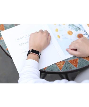 Witzon Adjustable Elastic Bands for Fitbit Charge 4/3/3SE - Breathable Fabric Pattern Replacement Strap for Women Men - Solid Black - Buy Online on SooperMarket.com
