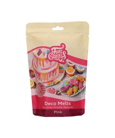 FunCakes Deco Melts Pink AZO Free 250 g Pink 250 G