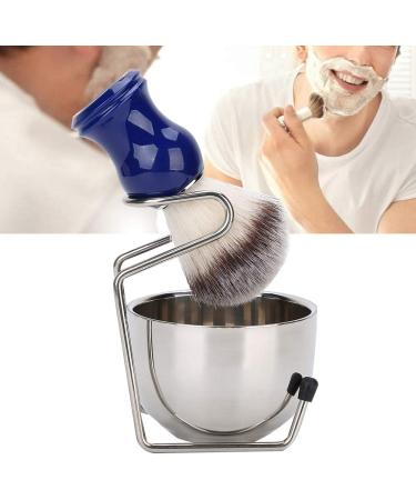 Ankroyu 3-Piece Beard Shaving Set - Stainless Steel Razor Brush & Rack - Perfect Gift for Fathers Husbands & Friends - Buy Online on SooperMarket.com