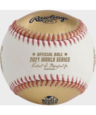 Rawlings Atlanta Braves 2021 World Series Champions Commemorative Baseball White Leather - Buy Online on SooperMarket.com