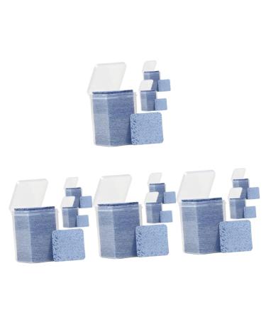 Housoutil 12 Boxes Glue Bottle Mouth Wipe Glue Bottle Wiping Pad Glue Cleaning Pads Lash Glue Residue Remover White Gel Make-up Remover Wipes Pink Gel Cleaning Wipes Cotton Pad Nail