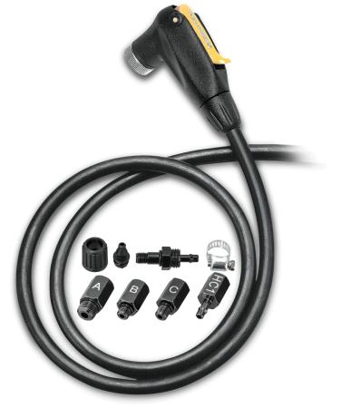 Topeak SmartHead Floor Pump Bike Upgrade Kit Black, 106.5 x 5 x 2.9 cm / 41.7 x 1.9 x 1.1