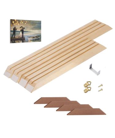 Canvas Frame, 36 x48 Inch Stretcher Bars Wood Kits with Accessories for Oil Painting and Picture Wall Art 36"x48"