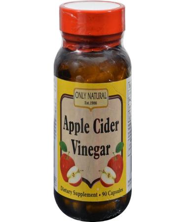 Only Natural Apple Cider Vinegar (500mg.), 90-Count