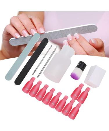 Nail File Nail Gel Set Nail Polish Gel Remover Tools Kit Nail Polish Removal Tool for Manicure Grinding Professional Nail Art Dust Brush Tool for Home and Salon - Buy Online on SooperMarket.com