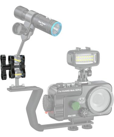 Seafrogs Black Standard Underwater Ball Clamp Dive Light Arm System for GoPro - CP-4 - Buy Online on SooperMarket.com