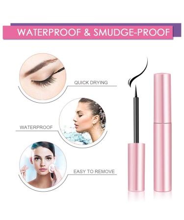 Magnetic Eyelashes and Eyeliner Kit - 5 Pairs of Custom Life & Party Styles - Natural Look with 5 Magnets - Easy to Apply and Remove - Buy Online on SooperMarket.com