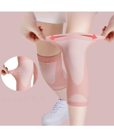 FCSHFC Compression Knee Support Bandage - Arthritis Pain Relief & Meniscal Tear Recovery | Breathable XL Pink Knee Warmer for Men & Women - Buy Online on SooperMarket.com