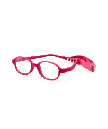 Enzodate glasses for children gear size 41 no screws optical and bezel monoblock for baby with a belt and cord glasses for children glasses safe for boys and girls 1-2y