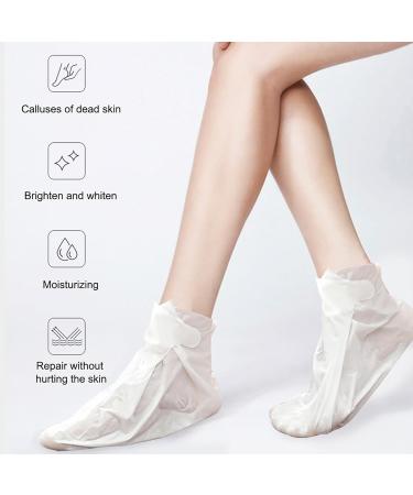 Joyeee Foot Peel Mask for Hard Skin 4 Pairs Exfoliating Foot Peeling Mask Foot Peel Socks for Removes Calluses and Hard Skin Foot Care For Men and Women B#4 Pairs - Buy Online on SooperMarket.com