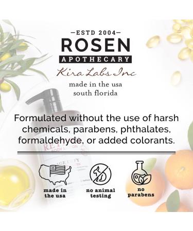 Rosen Apothecary Anti-Aging Retinol Body Lotion 960ml/32 fl oz - Caffeine Firms Skin, Boosts Collagen for Youthful Glow - Buy Online on SooperMarket.com