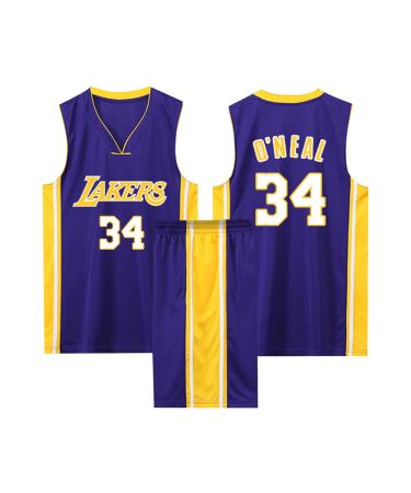 Basketball jersey shirt and shorts children/adult basketball jersey children/adult basketball sleeveless suit 2-part children/adult t-shirt vest + shorts a-34-violet 4xl (adults)