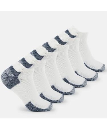 Thorlos J Max Cushion Running Rolltop Socks - White/Navy (3 Pairs) | Size Large - Buy Online on SooperMarket.com