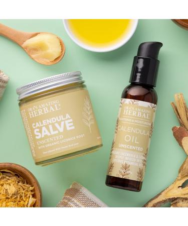 Buy Ora's Amazing Herbal Calendula Skin Salve & Oil Set - Organic Nourishing International Shipping Available - Buy Online on SooperMarket.com
