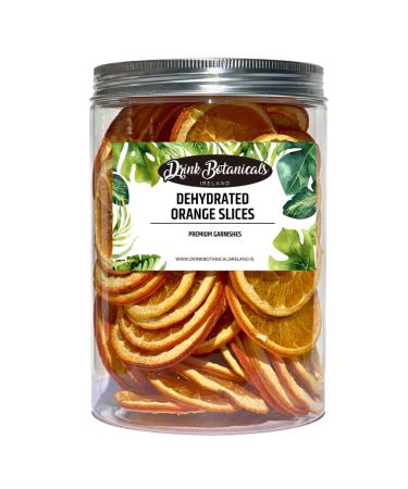 Drink Botanicals Ireland Dried Orange Slices Wheels | 50 + Servings | 100% Natural | Gluten Free| | Dehydrated Oranges for Cocktails Garnishes Desserts | Dried Fruit Slices (150 Grams)