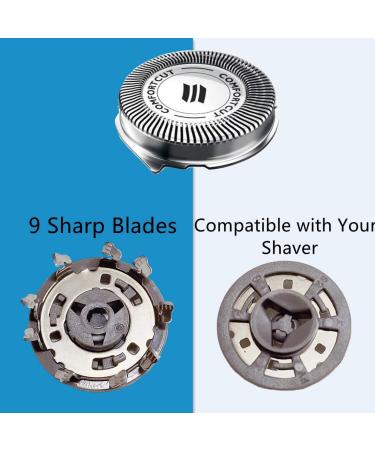 SH30 Replacement Heads for Philips Norelco Shavers - Compatible with Series 1000, 2000, 3000 & S738 - 3-Pack - Buy Online on SooperMarket.com