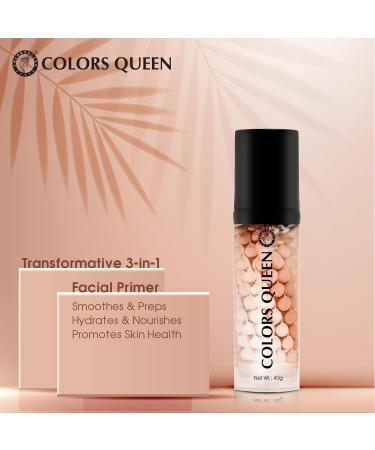 3 in 1 Facial Primer - 01 Orange 40g | Lightweight Long Lasting & Highly Moisturizing Formula | Long Lasting Primer for Face Makeup - Buy Online on SooperMarket.com