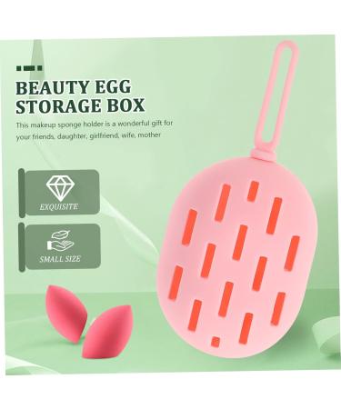 Angoily Box Beauty Egg Storage Bag - Pink Sponge Egg Tray for Travel 7.8x6cm | International Shipping - Buy Online on SooperMarket.com