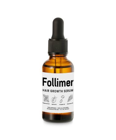 Premium Hair Growth Oil - DHT Blocker with Organic Rosemary Pumpkin Seed Peppermint & Apricot Oils - Natural Minoxidil Alternative Made in USA
