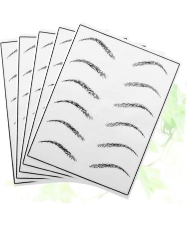 Beavorty 15 Sheets Eyebrow Microblading Makeup Practice Skin Silicone Eyebrow Practice Skin Eyebrows - Buy Online on SooperMarket.com
