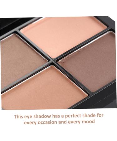 WOONEKY 4 Mirror Elegant Brown Eyeshadow Makeup Sponge Shadow Matte Eye with and Colors - Buy Online on SooperMarket.com