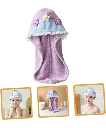 Beavorty Dry Hair Cap Hair Drying Cap Shower Caps Washcloth Turban Bathing Cap Hair Drying Hat Cute Rapid Hair Drying Hat Rapid Drying Hat The Flowers Towel Bath Skirt Scarf Coral Fleece As Shown 65.00X25.00X0.50CM - Buy Online on SooperMarket.com