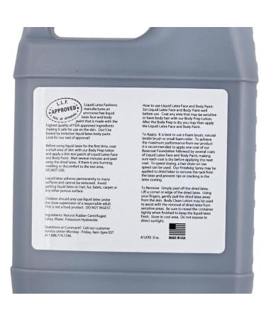 Black 32 Oz Liquid Latex Body Paint - Ammonia Free Cosplay Makeup for Professional Monster and Zombie Art - Buy Online on SooperMarket.com
