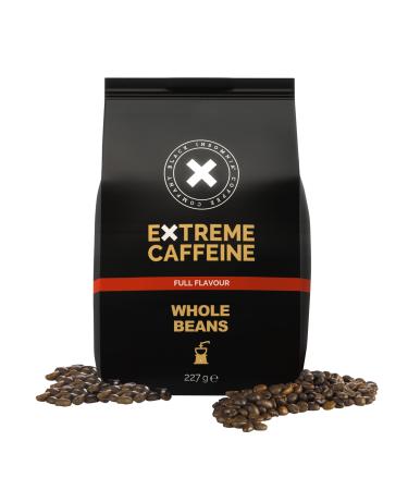 Black insomnia coffee beans extra strong i 1105mg caffeine per cup - strongest coffee in the world I 100% robusta coffee beans I espresso beans i acid low dark roasting 227g full 227 g (1 Pack)
