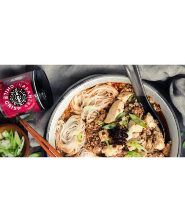 Don Chilio Chile Crisp: Crunchy Sliced Habanero Peppers in Hot Seasoned Oil (5oz Jar) - Buy Online on SooperMarket.com