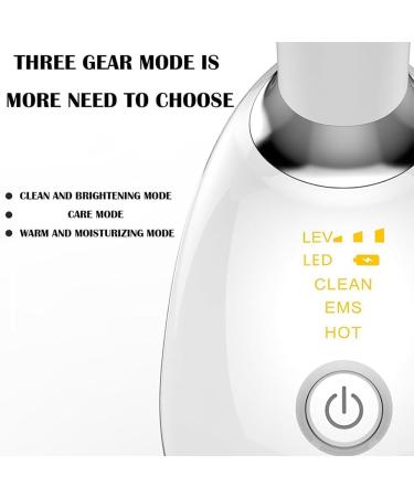 Nadove Micro-Glow Facial Nadove Micro Glow Face Sculptor Micro Glow Facial Machine Microcurrent Multifunctional Facial Massager Double Chin Eliminator (White+Red) - Buy Online on SooperMarket.com
