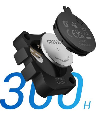 MOOFIT CS9 Speed & Cadence Sensor - Bluetooth & ANT+ Wireless Bicycle Sensor IP67 Waterproof Compatible with Wahoo Zwift Peloton Coosporides Rouvy - Black (1 Pack) - Buy Online on SooperMarket.com