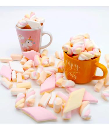 Mr. Mallo Marshmallow Pointed Bag - Colorful Foam Sugar Mix for Birthdays & Parties | Practical Clip Closure | 6x250g Pack - Buy Online on SooperMarket.com
