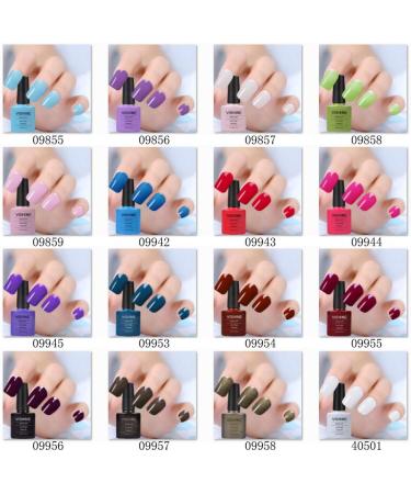 Vishine Varnish Gel Nail Polish Soak Off UV LED Nail Art Manicure 10ml Fuchsia (09943) #09943 - Buy Online on SooperMarket.com