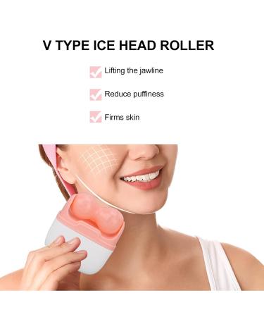 Buy 2-in-1 Facial Ice Roller - Pink Face Massage Tool for Wrinkle Prevention Pore Reduction & Fatigue Relief - International Shipping Available - Buy Online on SooperMarket.com