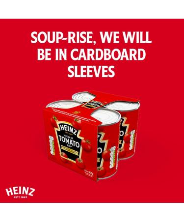 Heinz Cream of Tomato Soup 400g x4 - 4 Count Pack | Delicious Tomato Soup | 1 Pack - Buy Online on SooperMarket.com