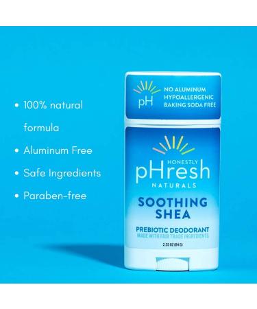 Buy HONESTLY PHRESH Soothing Shea Stick Deodorant | Natural, 0.02 lb - Buy Online on SooperMarket.com
