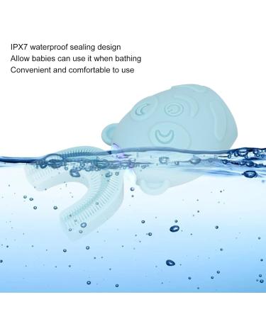 U-Shaped Waterproof Cartoon Electric Toothbrush for Kids - 360 Cleaning Tool for Effective Dental Care - Buy Online on SooperMarket.com