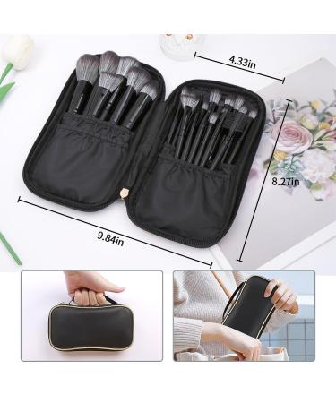 Buy Magefy Professional 22PC Makeup Brush Kit - Foundation & Eyeshadow Brushes with PU Leather Bag | International Shipping Available - Buy Online on SooperMarket.com
