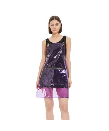 MIKI WELL Hair Stylist Apron - Adjustable Apron with Pockets Purple
