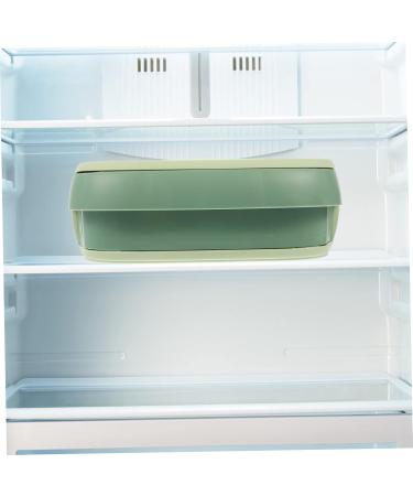 OSALADI Egg Storage Box Plastic Pallets Fridge Egg Holder Refrigerator Egg Storage Container Camping Shelf Green 34x22x7.8cm - Buy Online on SooperMarket.com
