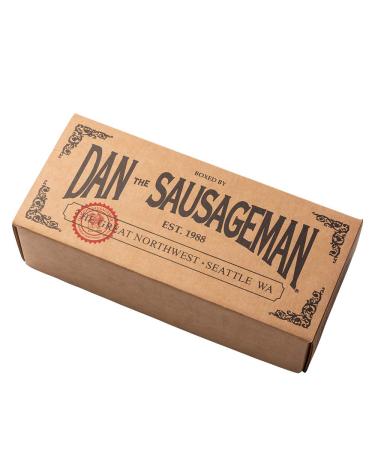Dan the Sausageman's Gourmet Silver Star Gift Basket with Seabear Salmon, Smoked Summer Sausages, Mustard & Crackers - Perfect Charcuterie Host Party Gift - Buy Online on SooperMarket.com
