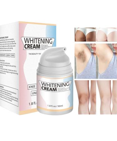 Go Ho Skin Whitening Cream Skin Lightening Cream Easy-to-use Skin Bleach for Intimate Areas Underarm Whitening Cream Dark Spot Remover for Armpit Underarm Elbow Inner Thigh
