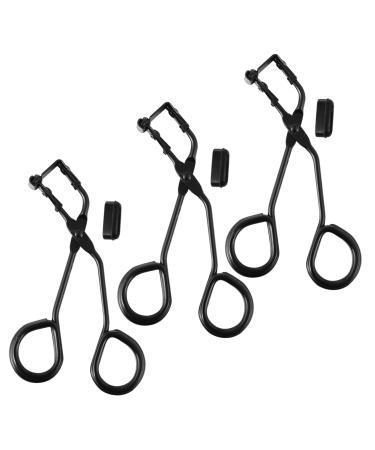 3 Sets Silicone Eyelash Curler Eyelash Clamp Makeup Supplies Fake Eyelash Supply Eyelash Clip Makeup Tool Cosmetic Tool Lash Curling Clips Curling Tools Eyelash Tool