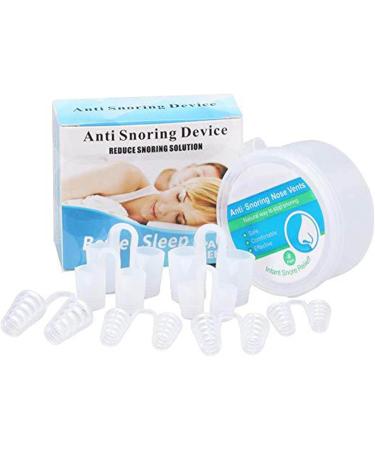 KUIKUI Snore Nasal Dilator Clip - 8pcs Silicone Nose Vents for Easy Breathing and Better Sleep - Buy Online on SooperMarket.com