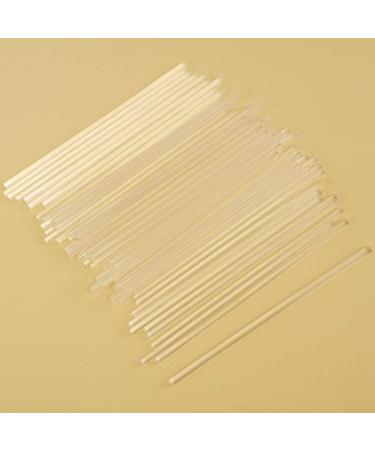 Fayme 100 Pieces 6 Inch Acrylic Lollipop Sticks Clear Reusable Acrylic Rods for Making Lollipops Cake Pops Candies Chocolates - Buy Online on SooperMarket.com